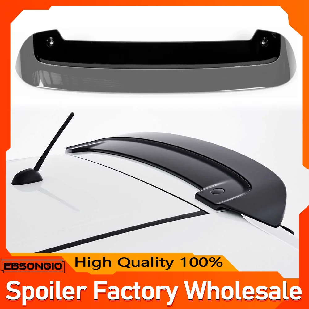 For SUZUKI Ignis Roof Spoiler 2017-18 19 20 21- 2024 ABS Plastic Unpainted Primer Color Rear Trunk Boot Wing Spoiler Car Styling