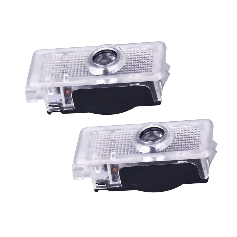 2Pcs Car Door Lights For CLA E CLS C Class C117 Coupe Cabriolet A207 C207 C205 A205 AMG LED Projector Accessories