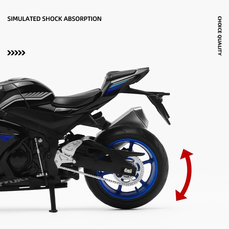 CCA MSZ 1/12 Motorcycle Toy Model Miniature Diecast SUZUKI YAMAHA KAWASAKI BMW HONDA Motorbike Collection Gift For Boy Children