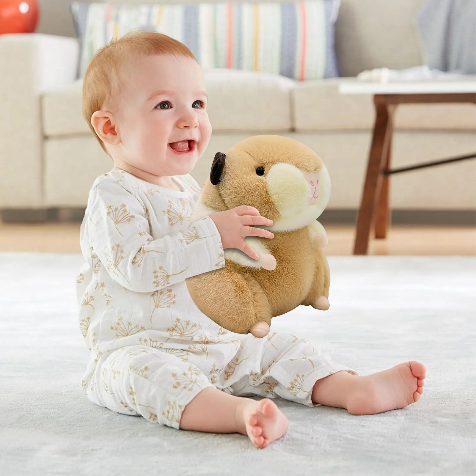 Hamster Stuffed Animal 11.8 Inch Cute Stuffed Animals Hamster Toys For Kids For Adults Boys Girls Children Christmas Birthday