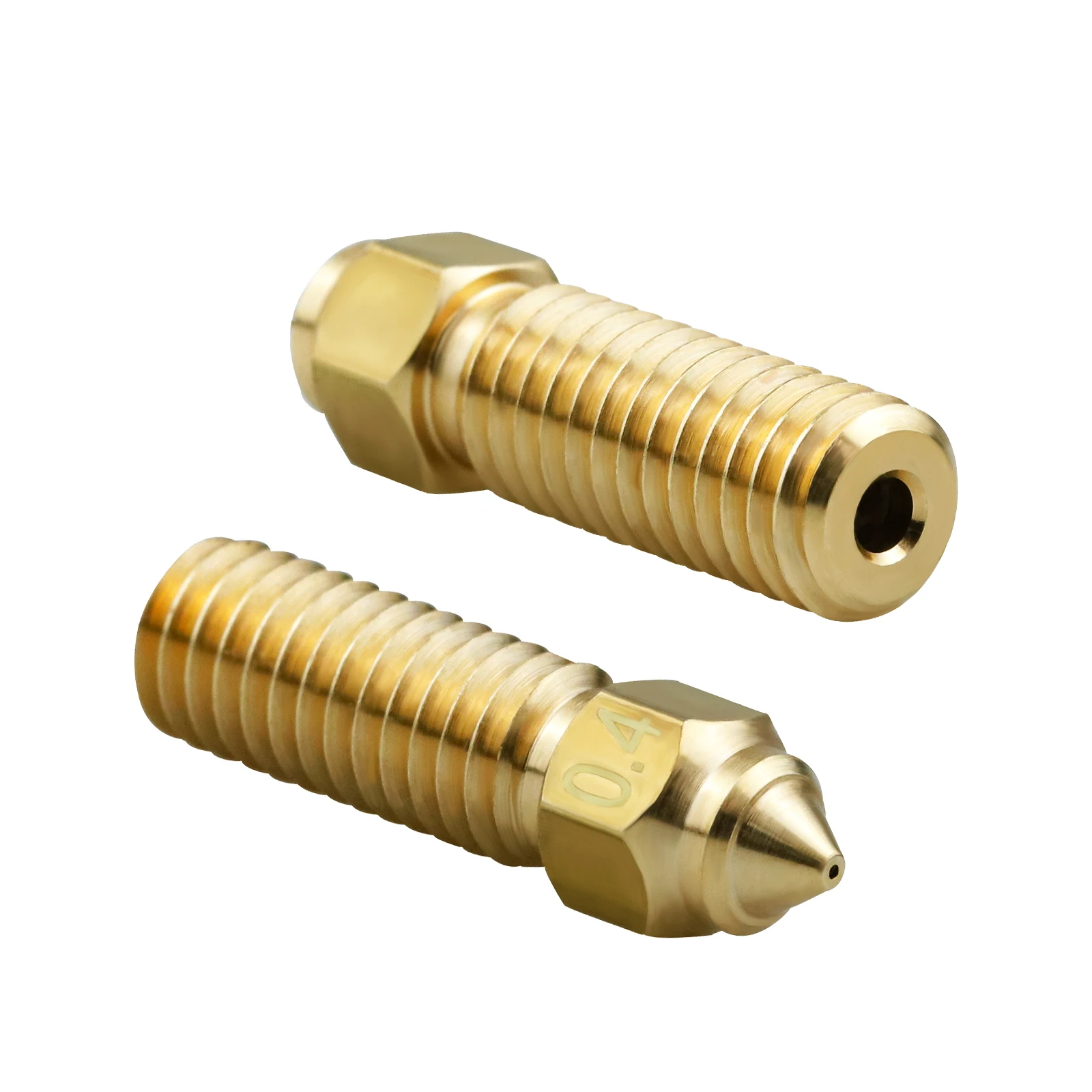 K1 Volcano Copper Plated Nozzle 0.4 0.6 0.8mm Brass Nozzles fit crealities K1 Max,Ender 3 V3 KE, CR-10 SE, CR-M4 Sidewinder x1x2