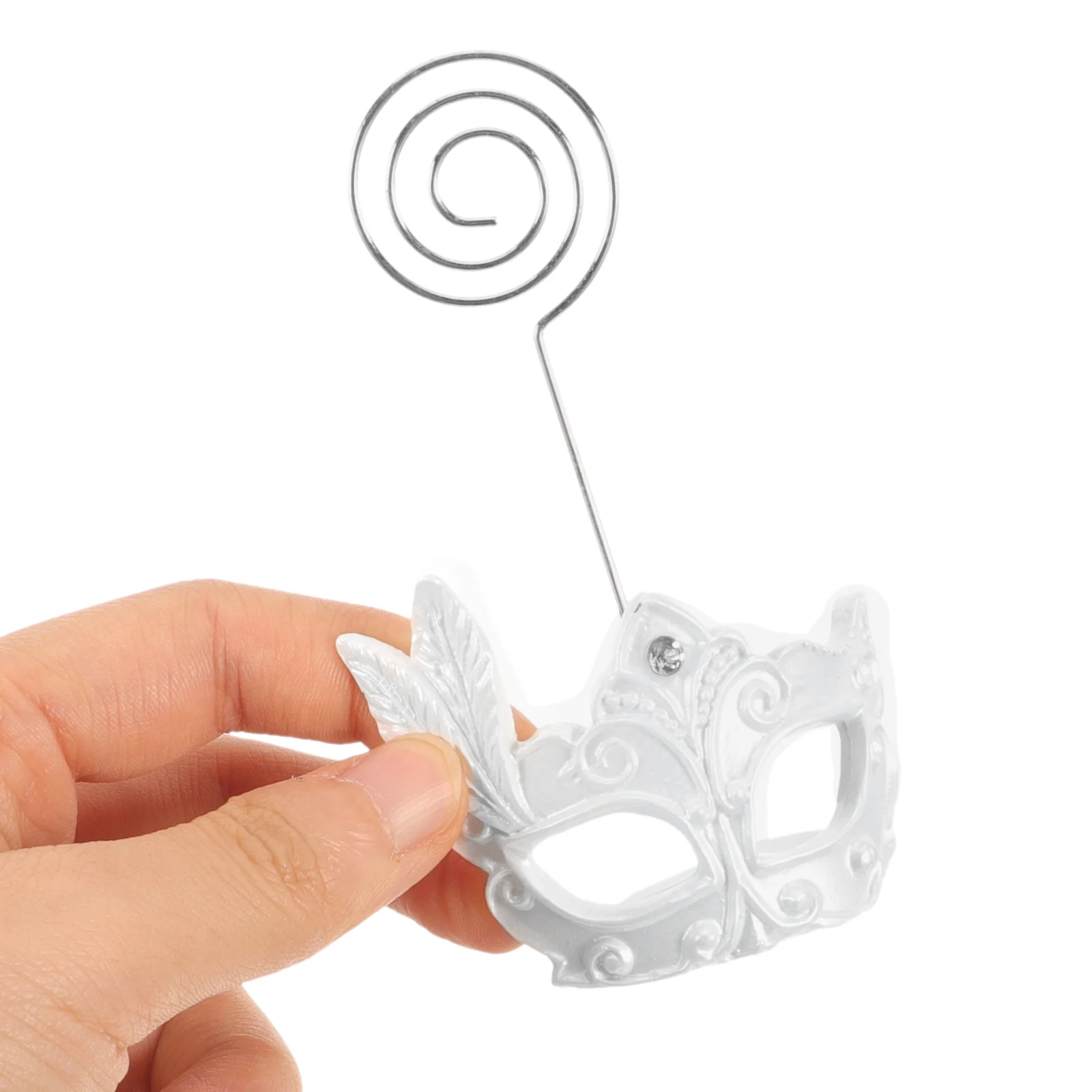 

Resin Photo Holder Clip Table Number Stand Place Card Holder Desk Photo Display for Wedding Party Home Office Use