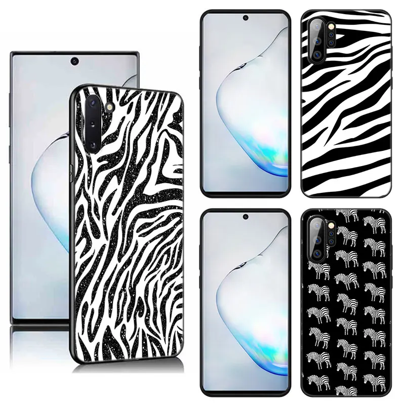 Fashion Zebra Pattern Phone Case For Samsung Note 10 20 M04 M13 M32 M14 M15 M23 M33 M34 M42 M52 M53 M54 M55 5G M11 M12 M21 M31