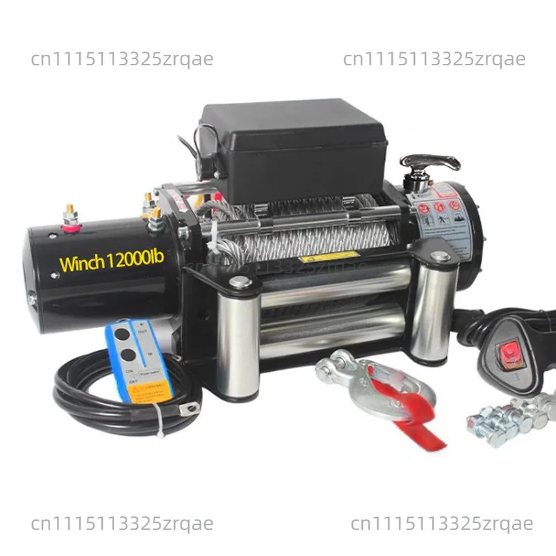 Electric winch 12v24v48v60v truck crane electric hoist winch car off-road