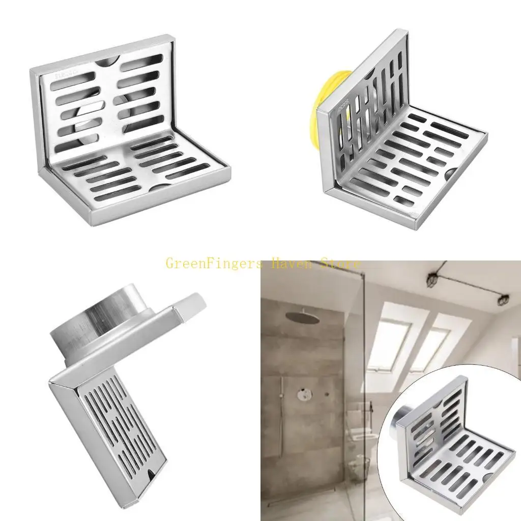 

F68D L-Shaped Floor Drain in Hotel Bathroom Side Row Balcony Corner Floor Drain