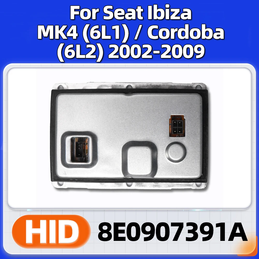 

HID Ballast 89035113 8E0 907 391A 8E0907391A LAD5GL 4-Pin For Seat Ibiza MK4 (6L1) / Cordoba (6L2) 2002-2005 2006 2007 2008 2009