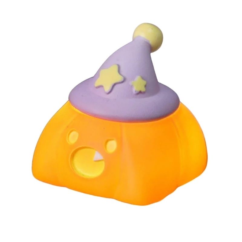  Light Transmitting Keycap for Keyboards Festival Ghosty Pumpkin Decoration