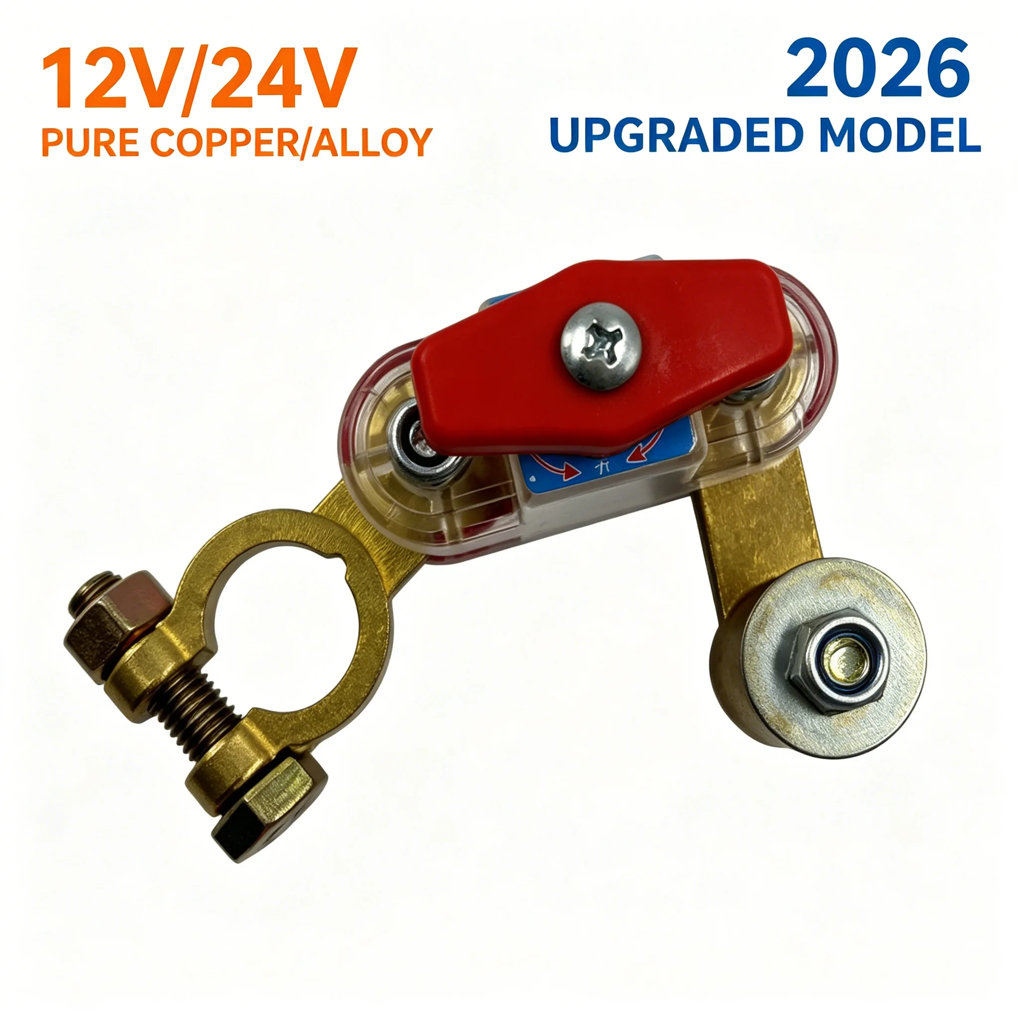 Universeller Auto-Batterie-Trennschalter 12V/24V für effiziente Batterieentladung – passend für Toyota/Ford – Detail 1