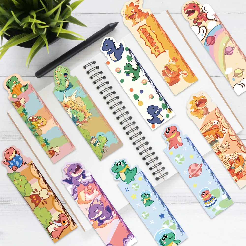 

30pcs Cute Cartoon Animal Dinosaur Paper Bookmarks Student Reader Gift Library Office Book Journal Page Marker