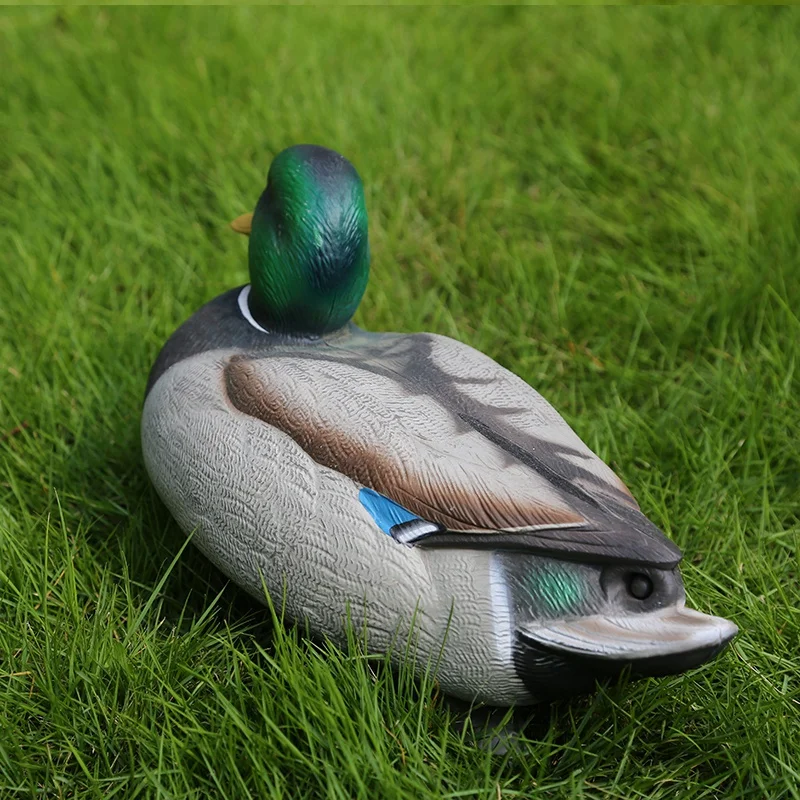 NEW-Floating Mallard Duck Decoy Texas Style Deadly Fishing Decoy Drake Wildfowler Duck Decoy For Outdoor Hunting