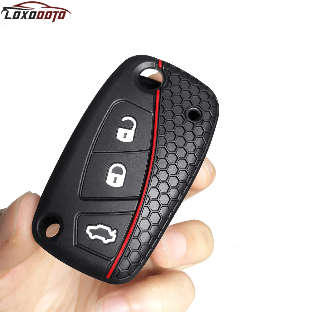 Per Fiat Panda Grande Punto Stilo Street Ka Urban Bravo Dot Ducato Doblo 500 Car Remote Key Cover portachiavi Caps Key Case