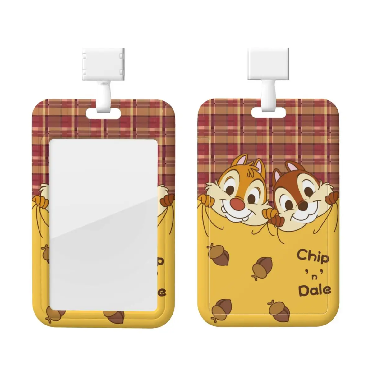 

Custom Cartoon Chip And Dale Lanyard ID Protector Badge Card Unisex Student Campus Lanyard Cards Holder Credentials Accessories