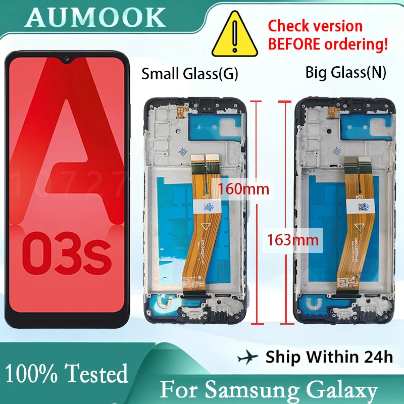 For Samsung Galaxy A03s LCD Display Screen 6.5