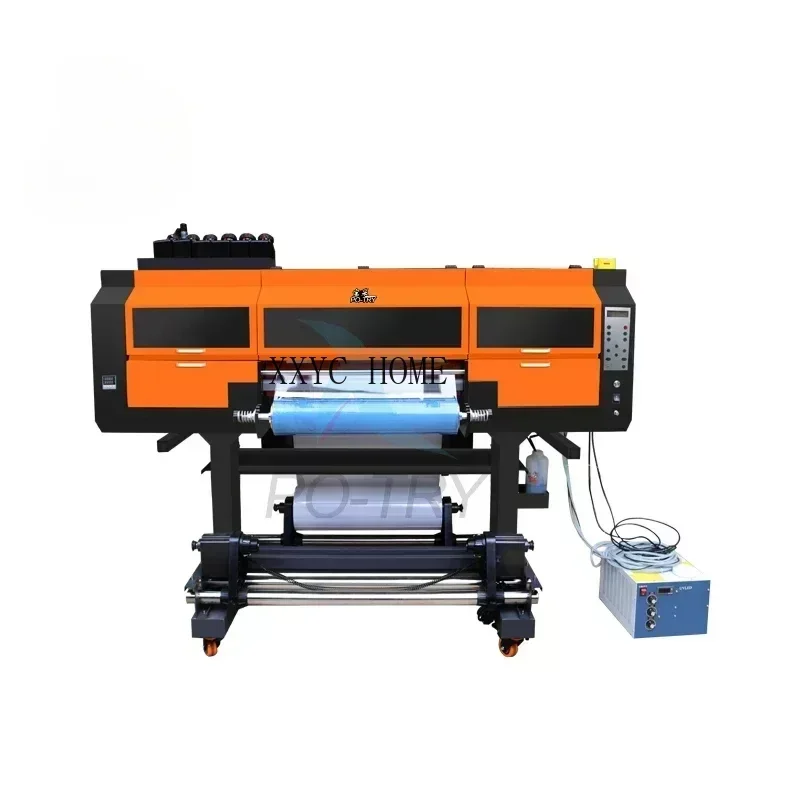 POTRY 60CM 24 Inch i3200 3 Printhead 2 in 1 All in One Printing and Crystal Sticker UV DTF Printer With Laminator