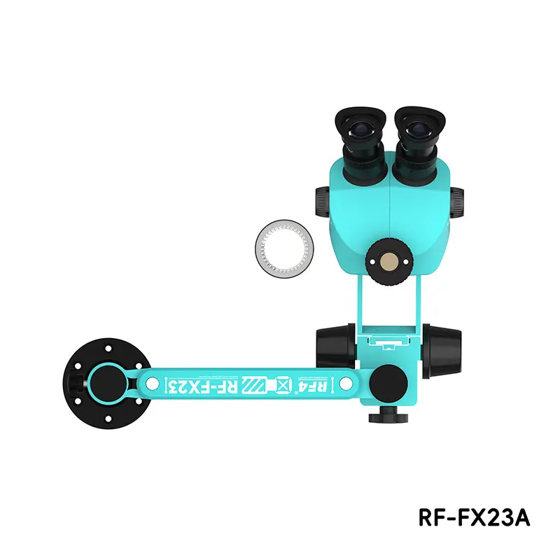 

RF4 RF-FX23A Trinocular Microscope - Professional PCB Soldering & Repair Microscope with Swing Arm for Mobile Phone, Electronics