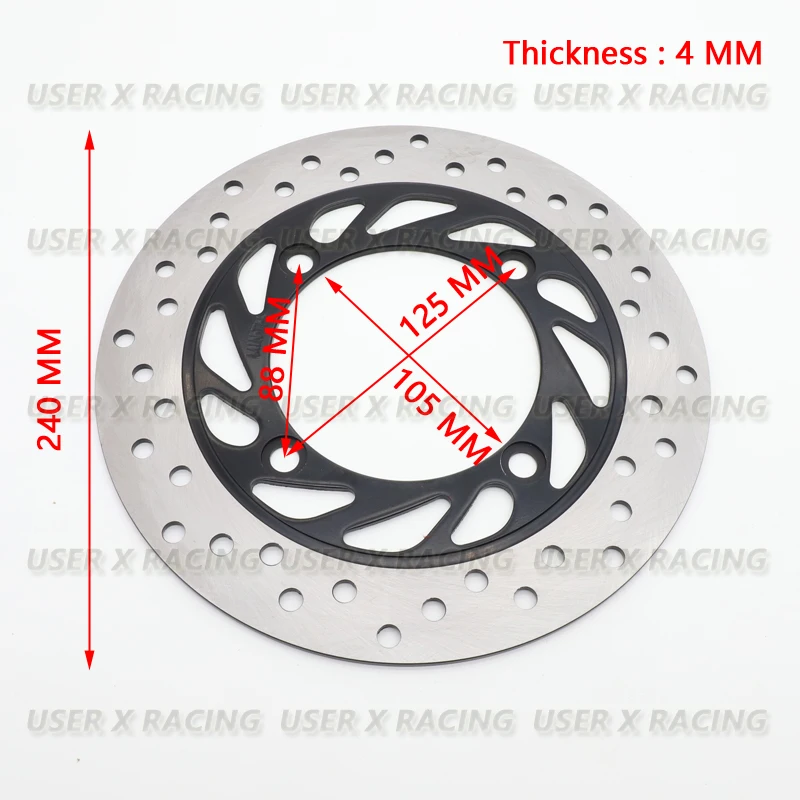 USERX-Rotor Universal Disco de Freio Dianteiro Motocicleta para Scooter Honda SH125i SH150i SH150 RA