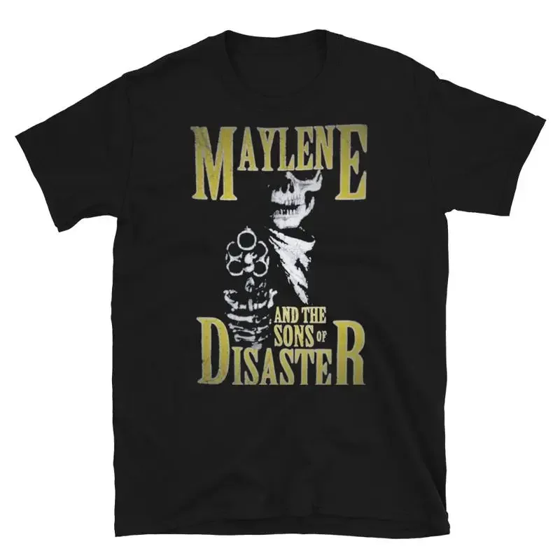 Футболка Maylene And The Sons Of Disaster Skeleton With Revolver Post Hardcore Band