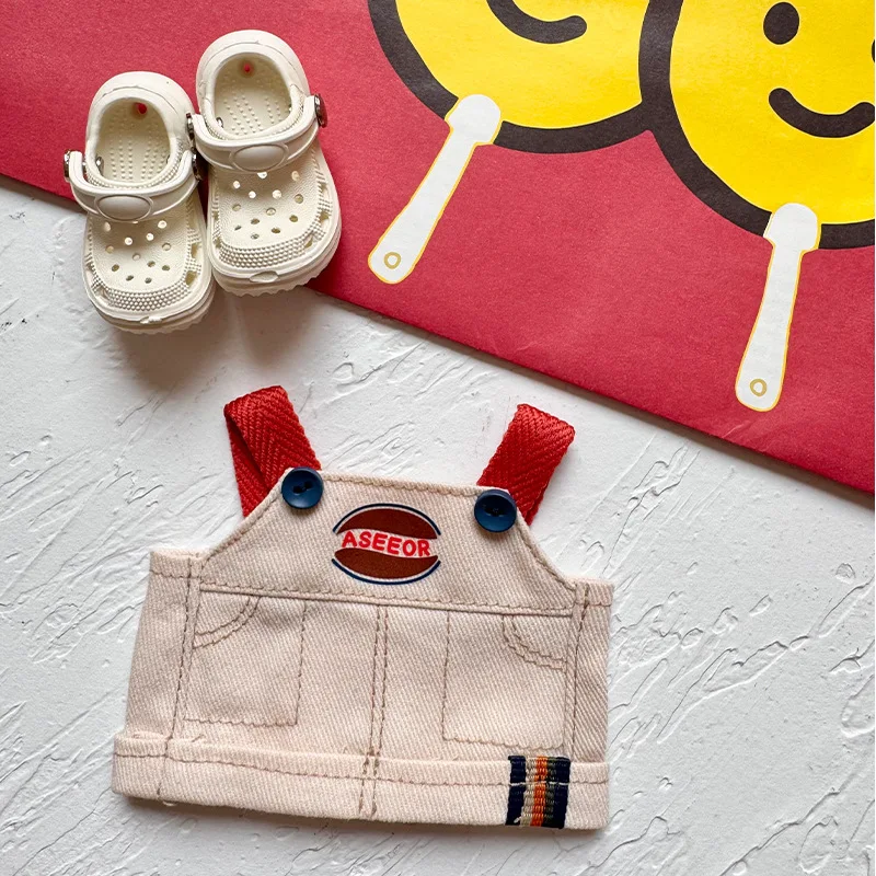 

2025 New for Labubu Clothes Trendy Strap skirt 17cm Doll Cross-dressing Game Vinyl Doll Accessories Decora Girl Gift