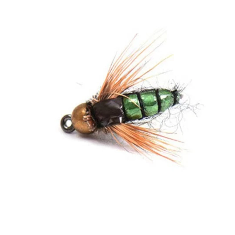 2/4/6PCS Artificial Swimbait Realistic Insect Bionic Multi-size Kung Fu Little Fly Fish Accessories Fishing Lures