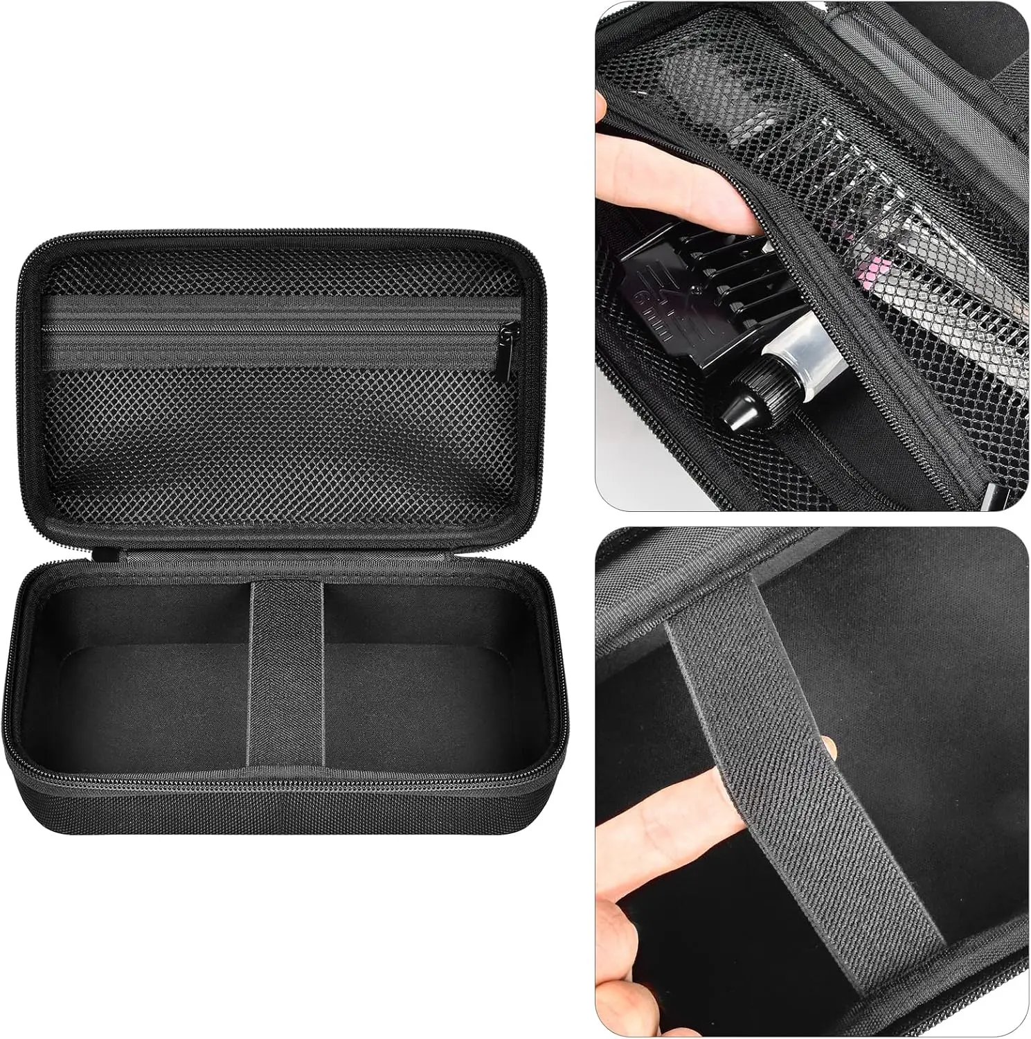 Case Compatible with Hair Clipper Barber, Trimmer Travel Storage Organizer for T Finisher Liner  and Other Grooming Kit