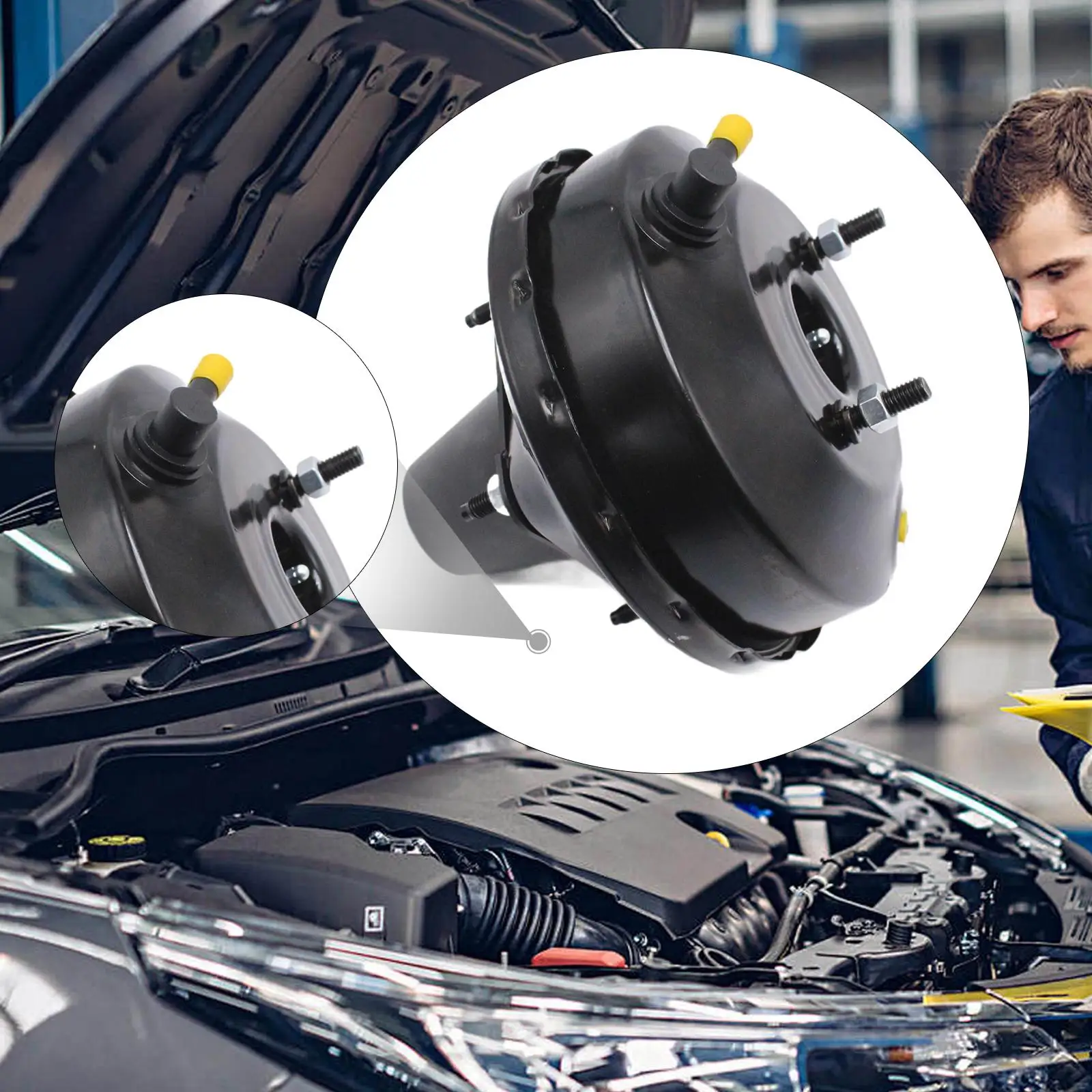 

Vacuum Power Brake Booster Replaces Part Metal for Land Rover Accessory