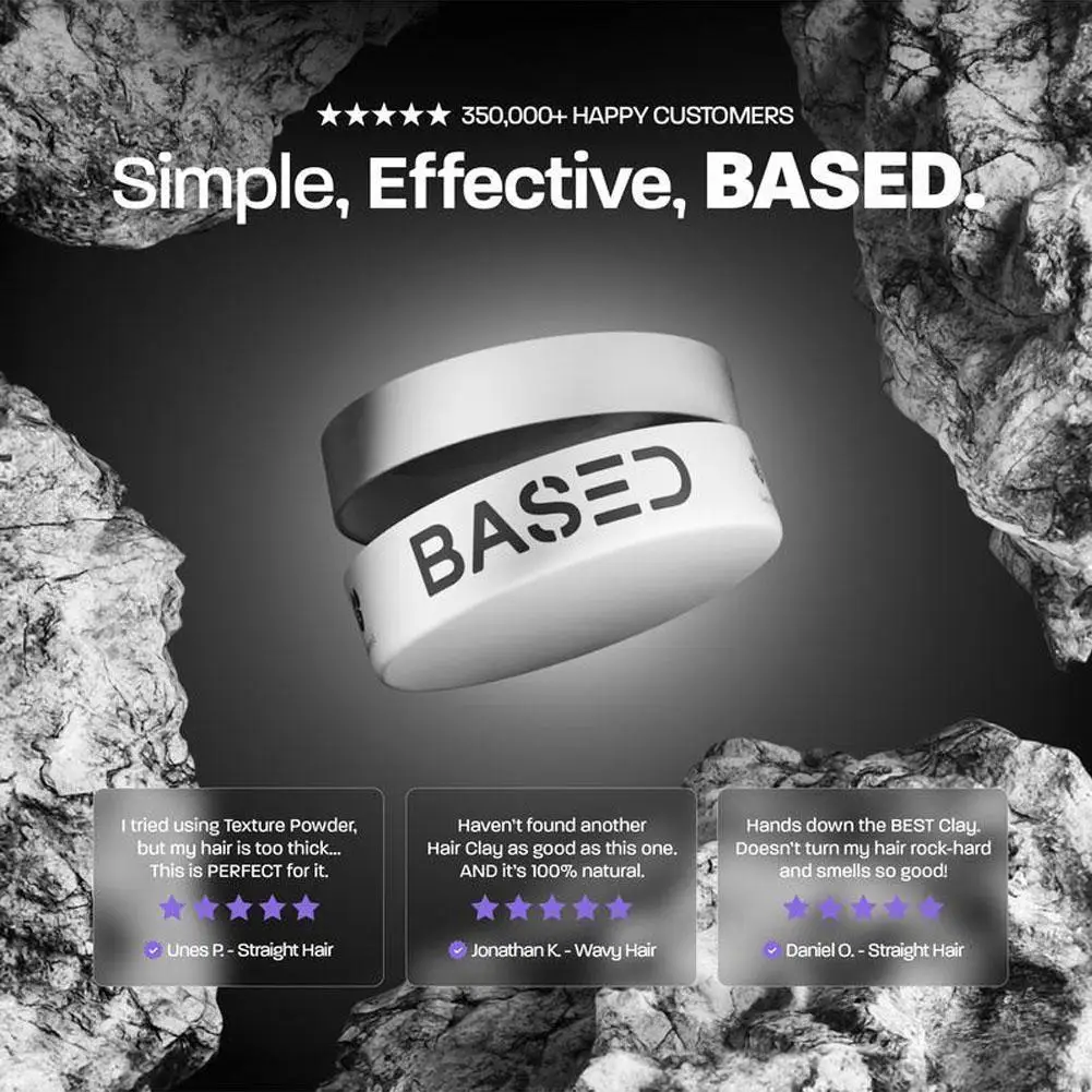 แป้งจัดแต่งทรงผม BASDE ติดทนนาน แว็กซ์จัดแต่งทรงผม เพิ่มวอลลุ่ม สเปรย์จัดแต่งทรงผม สร้างเท็กซ์เจอร์ได้ทันที