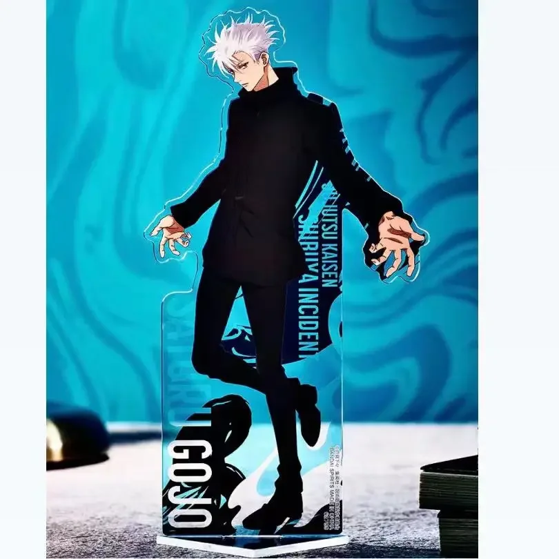 

Anime Jujutsu Kaisen Satoru Gojo Cosplay Desktop Ornament Decorate Cartoon Xmas Gift Acrylic Standing Sign Send To A Friend