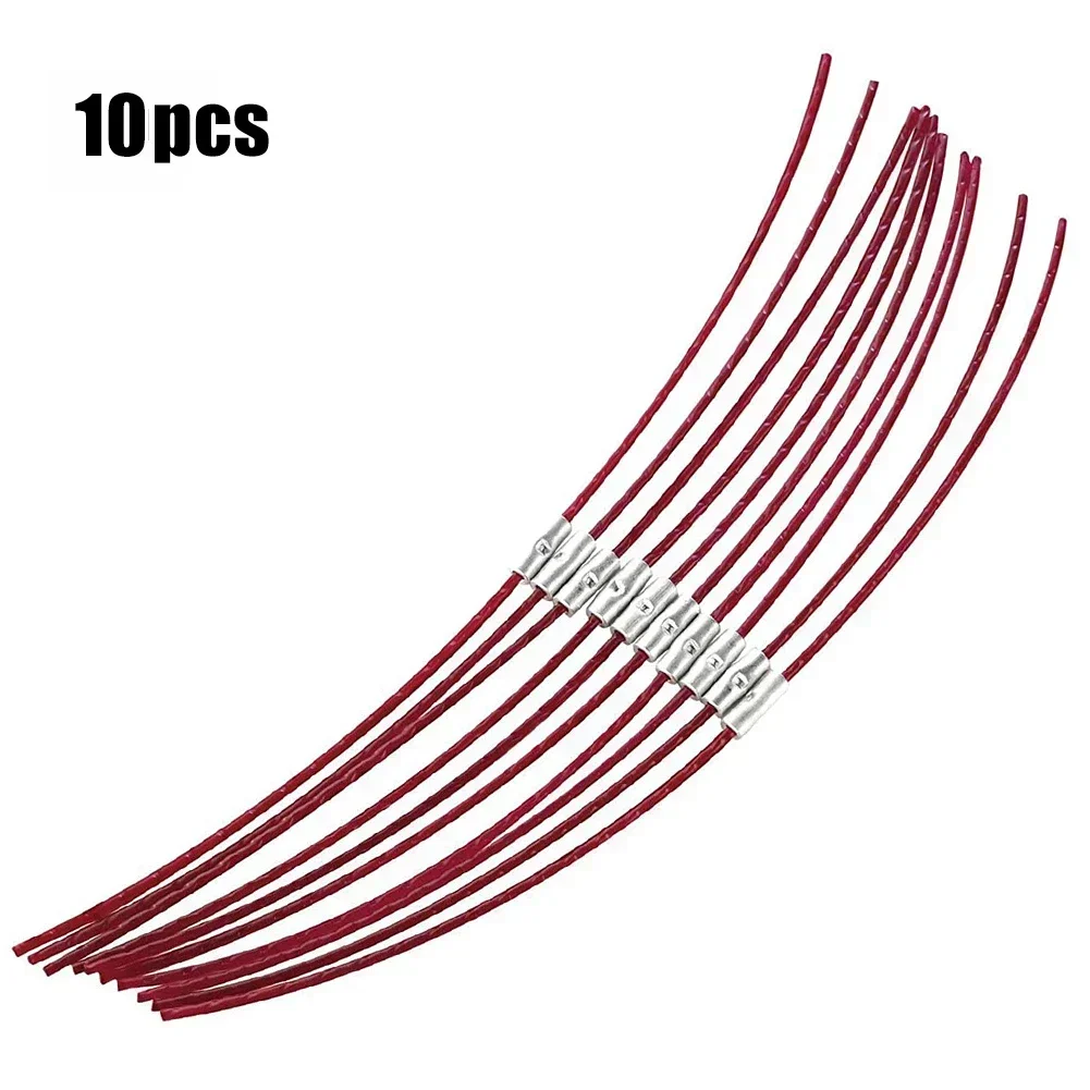 Kits Lawn Mower Spool Lines 10pcs/Set 31cm Length ART26 ART30 Accessories For Bosch ART23 Grass Trimmer Spool Line