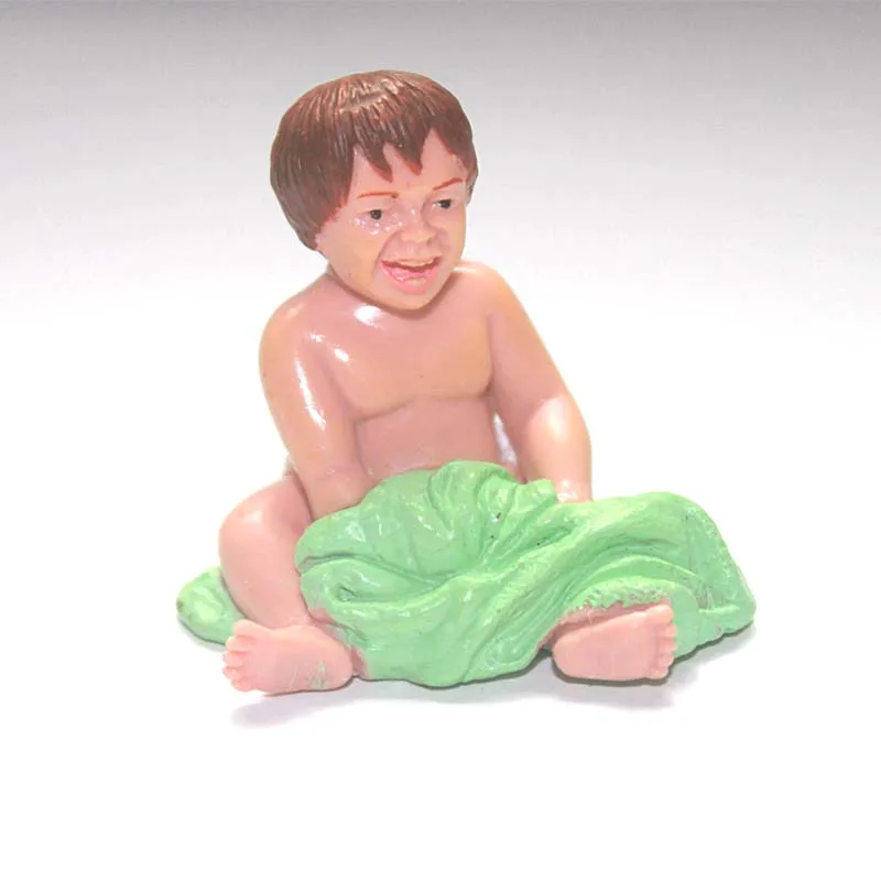 Miniatures Baby House Model Cute Crawl Sitting Kids Action Figure Doll Infant Child Figurine Gift Fairy Garden Decor Scenes Toys