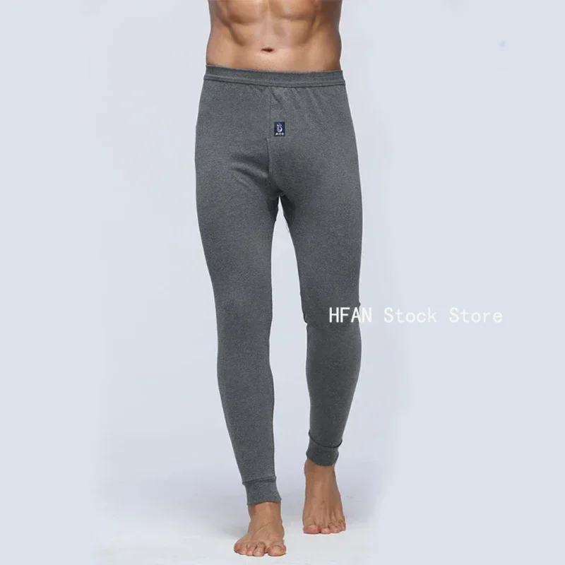 Winter Heren Warm Ondergoed Katoenen Legging Strakke Mannen Lange Onderbroek Plus Size Warm Ondergoed Man Thermisch Ondergoed Voor Heren