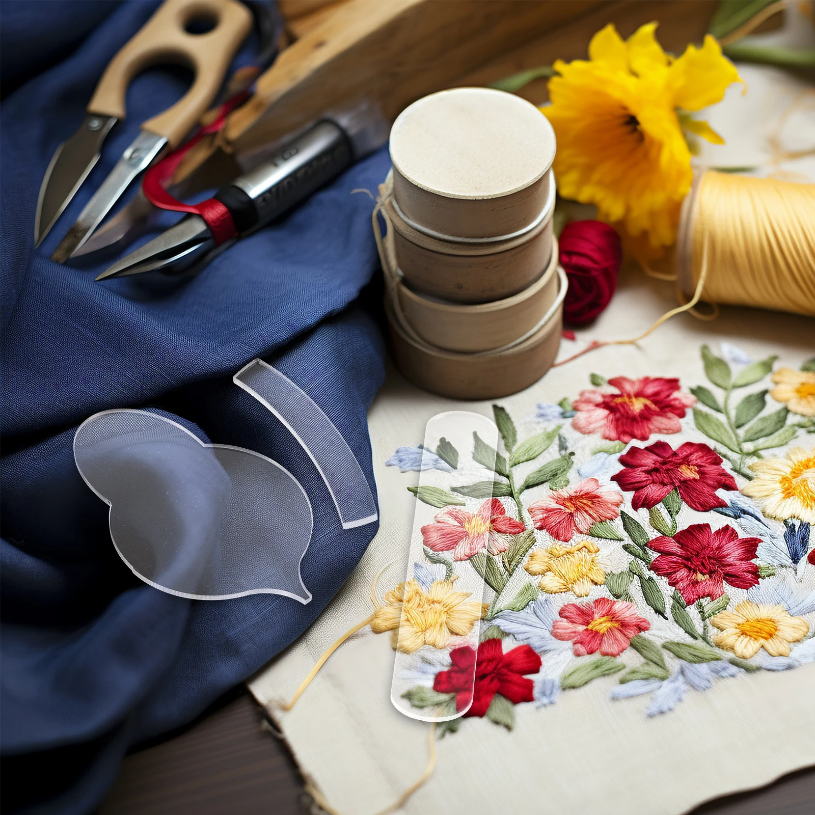 Acrylic Cutting Ruler 6 Inches Bees Pattern Quilting Templates Sewing Ruler Template Clothing Crafting DIY Patchwork Tool