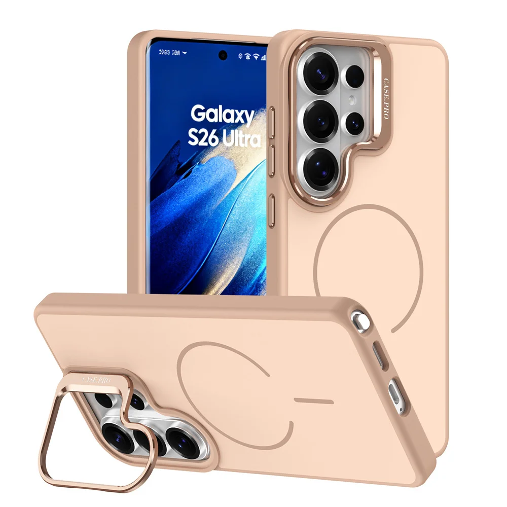 Objektivschutz Matt Handyhülle für Samsung S25 Edge S26 Ultra S24 S23 Plus FE A57 A56 A55 A54 A52 A05S A16 A17 5G für MagSafe Cover