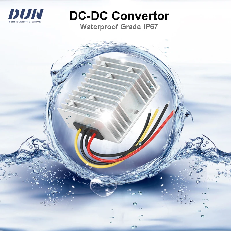 IP67 60V-72V to 12V 10A 15A 20A DC Current Converter for Electric Scooter Vehicle Fans Lights Speaker
