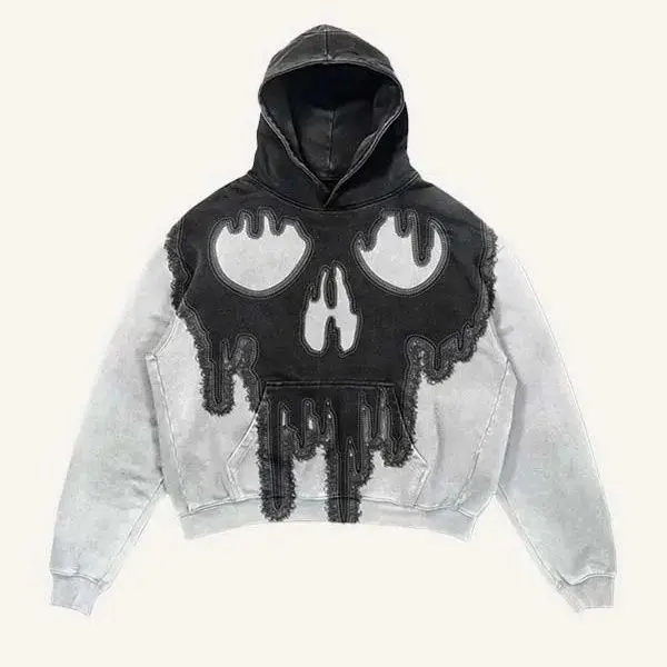 

Autumn New Skull Halloween Picture 3D Digital Printed Sweatshirt Wearing Polyester Fabric Men And Women Pullover Hoodie