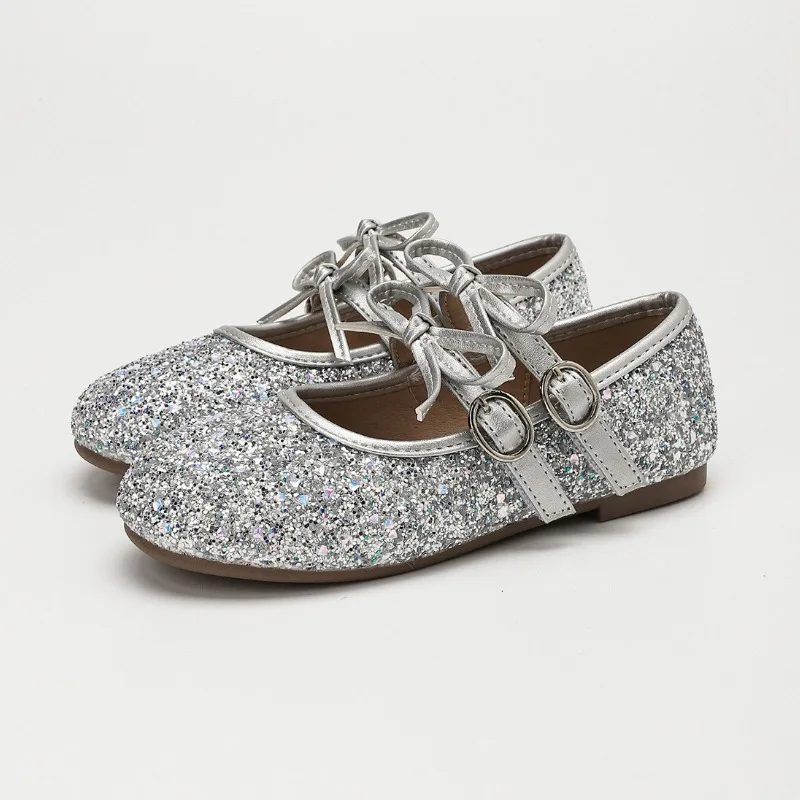 Girl French Leather Shoe2026New Korean Edition Child Soft Soled Single Shoe Fashion Girl Princess Dress Formal Leather Sandals