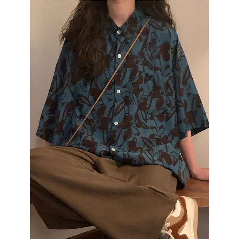 XEJ Vintage Blouse for Women 2024 Elegant Social Women\'s Shirt Oversized Shirt Korean Style Women Clothing Tunic Woman Summer