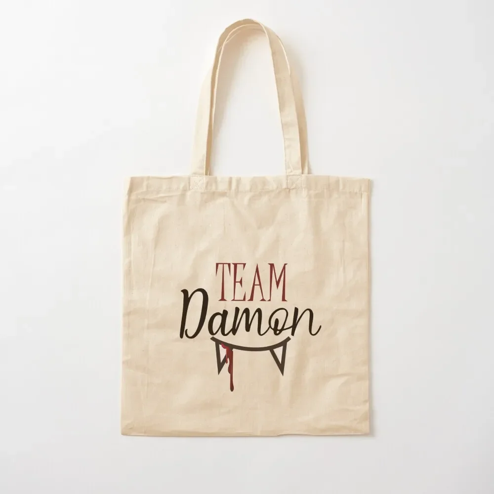 

Team Damon Tote Bag canvas bags shopper bags for women Customizable tote bag custom bags Tote Bag