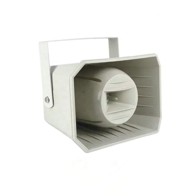 30W Branco À Prova D 'Água Sirene de Alarme Buzina Alto-falante Som Alto-falante Externo com Sirene de Alta Qualidade