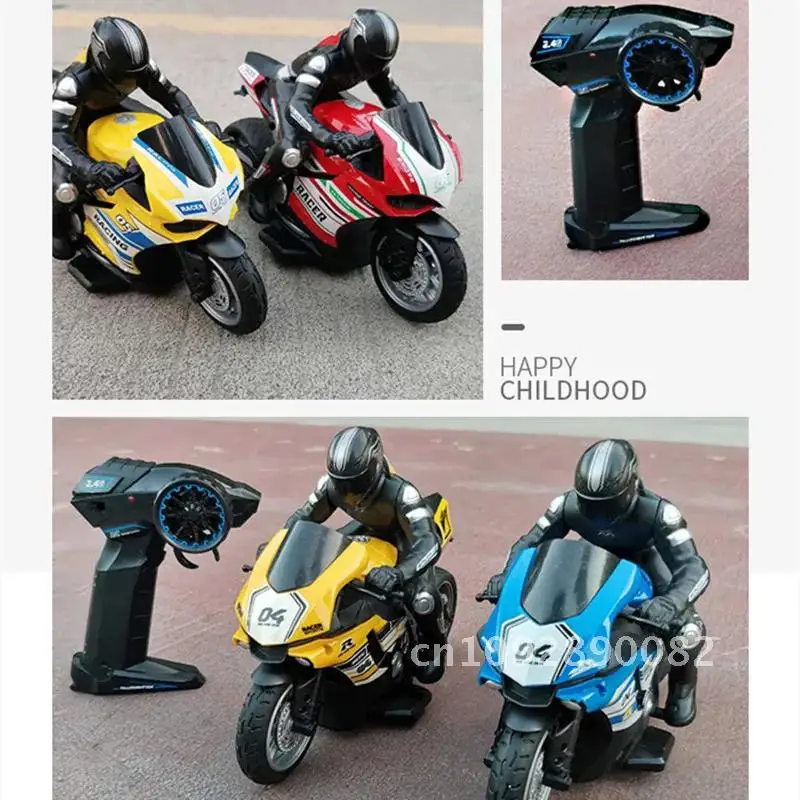 2.4GHz Remote Control stunt motorbike 25KM/H High Speed Drift High Motorcycle Gifts With Motor Power Motorcar Big Racing Size