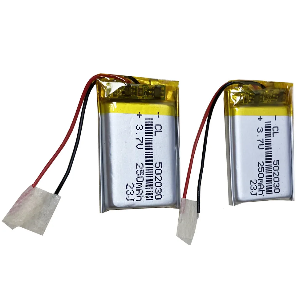 2Pcs/lot 3.7V 302030 402030 502030 602030 702030 802030 902030 102030 Battery for LED lights,Bluetooth Speakers,Smart Watch,Toys