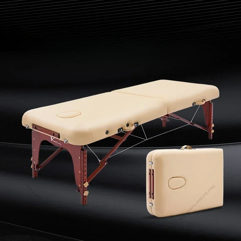 

Spa Portable Face Massage Bed Lash Beauty Folding Adjust Knead Massage Table Speciality Sleep Lit Pliant Beauty Furniture