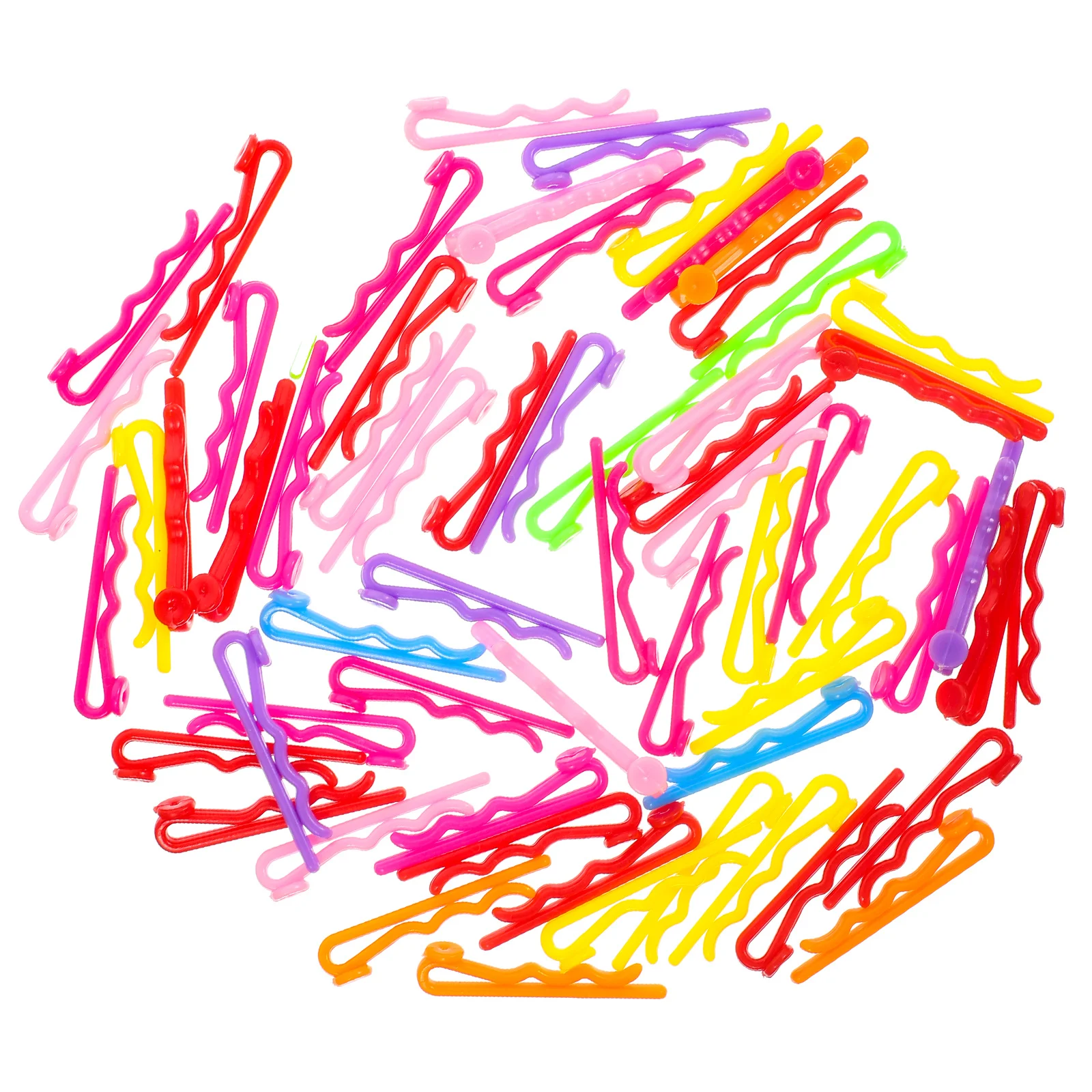 

60pcs Hairpin Making Materials Diy Hairpin Bases Plastic Barrettes For Handmade Accessories Craft Supplies