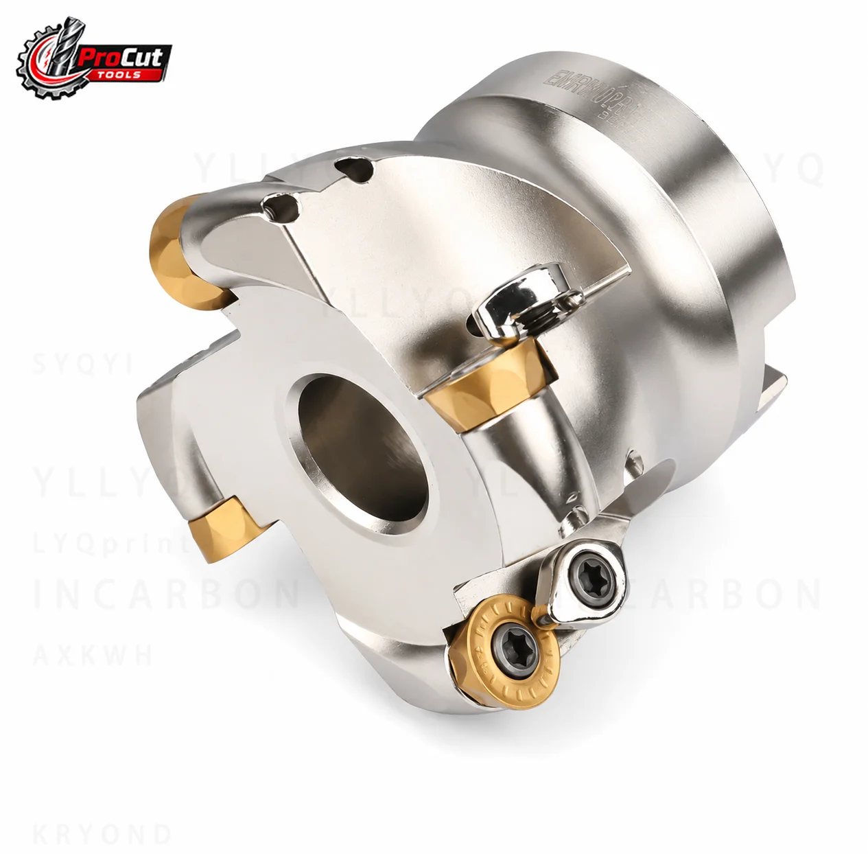 EMRW6R R6 Internal Coolant Fly Mill Round Nose Milling Head Anti‑Vibration For CNC Machining Center RPMT1204 Inserts - view 3