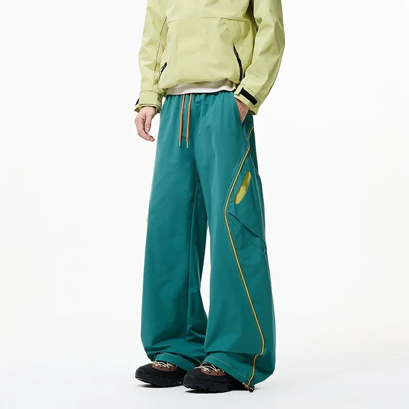 

Autumn and Spring Trend Outdoor Sports Windproof Mountaineering Cargo Pants Men's Casual Loose Plus Size High Quality Trousers