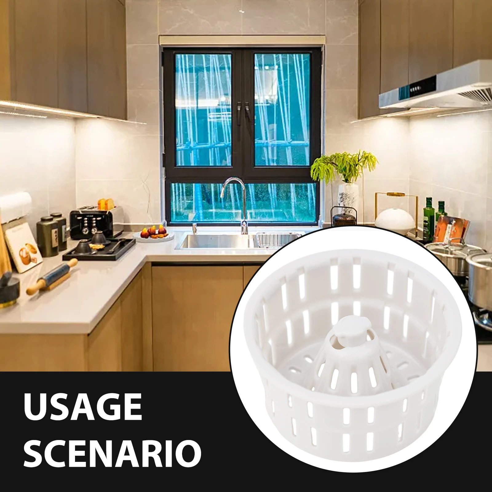 Sink Drain Filter Mesh Filter Strainer Dishwasher Safe Dishwasher Safe Easy Cleaning Embedded Design Long-lasting Performance