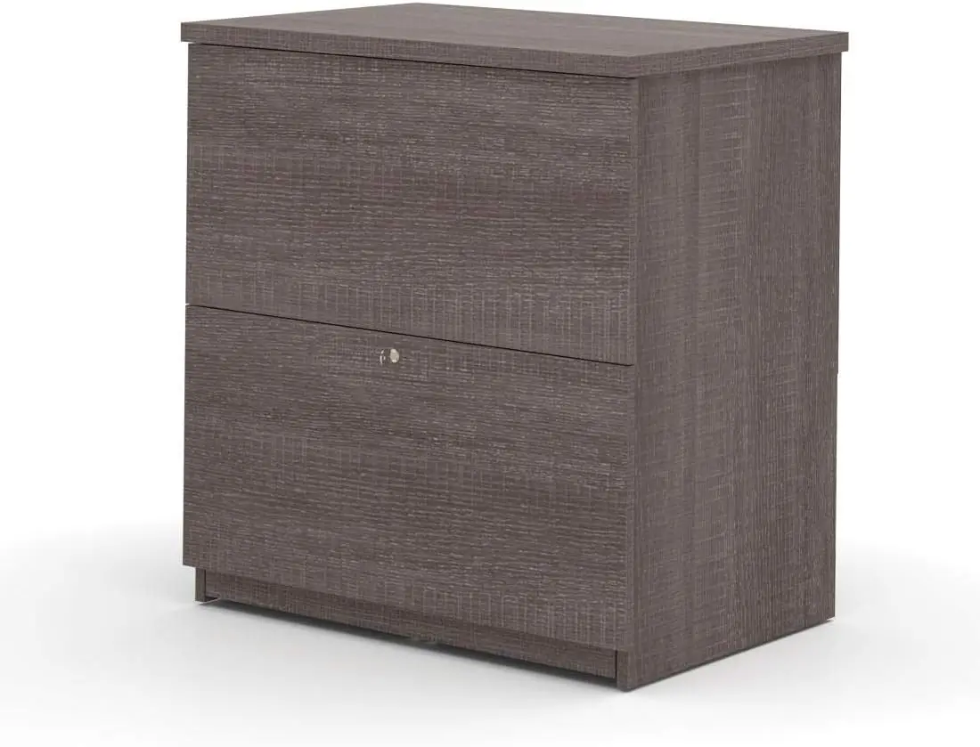 Universel Standard Lateral File Cabinet 29W Bark Grey Product Dimensions	19.6