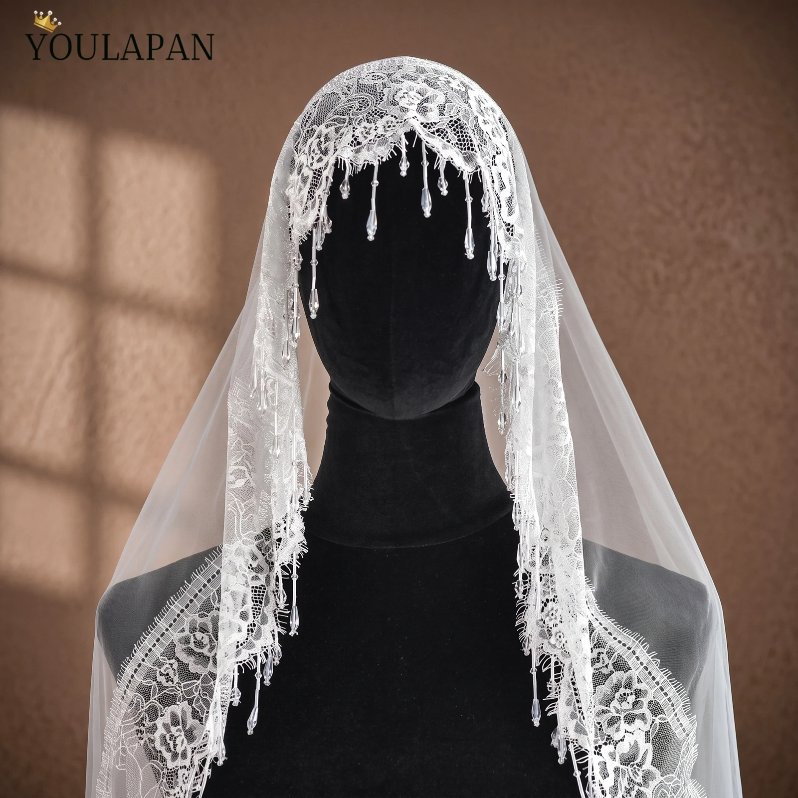 YouLaPan スペイン製ヴィンテージレースエッジクリスタ - Tassel Fringe Trim のレビューと価格