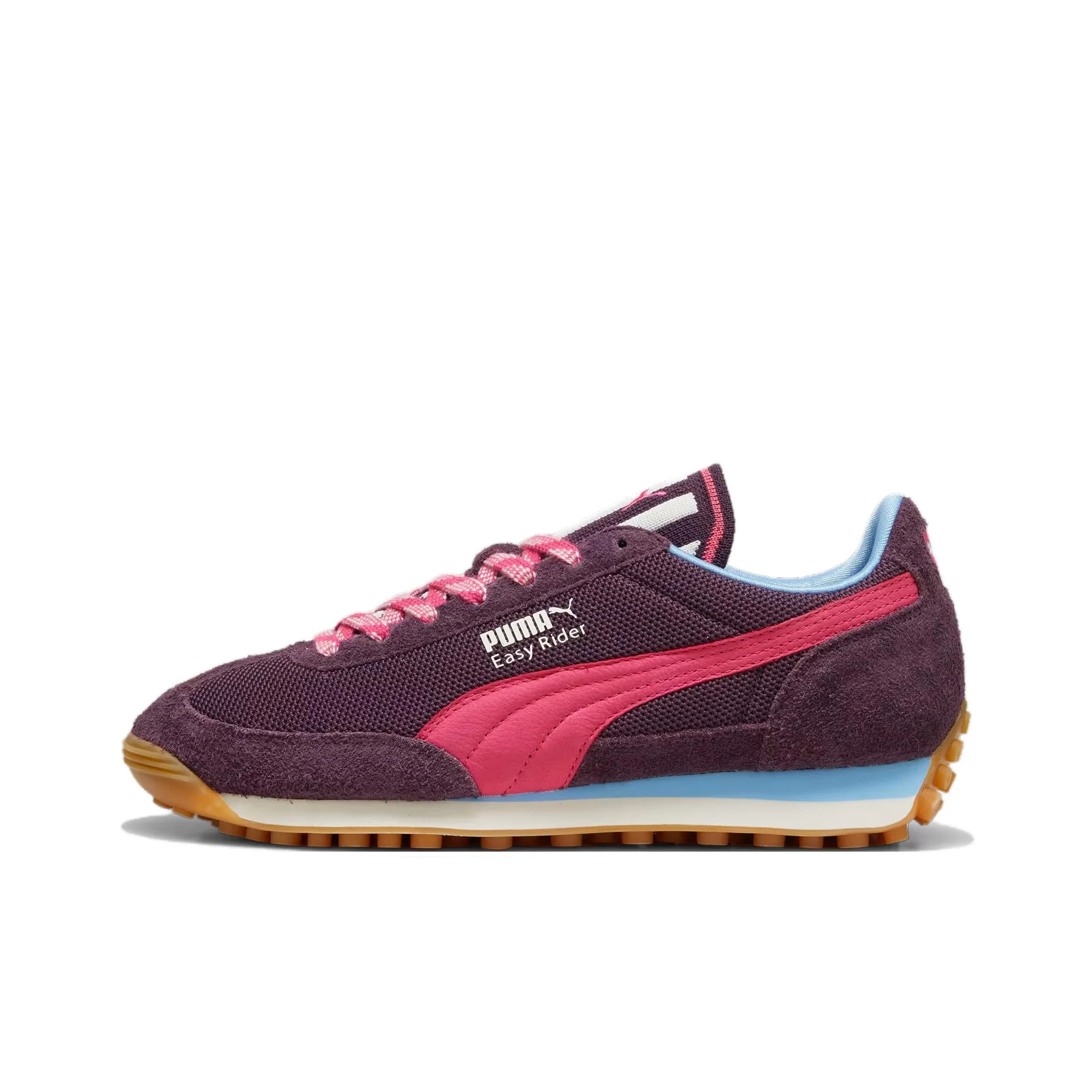 PUMA Easy Rider Abrasion Resistant Breathable Low top Casual Shoes Unisex Burgundy 399033-01