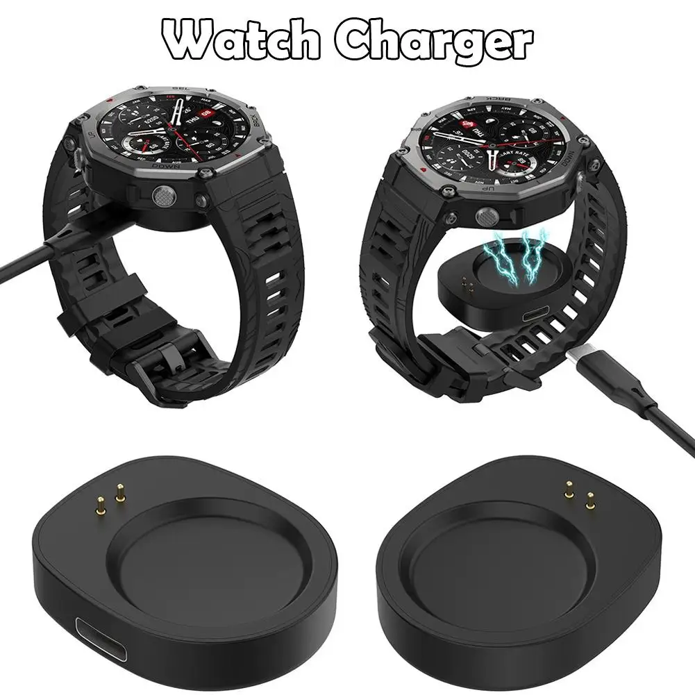 

USB-кабель для зарядки умных часов Amazfit T-REX3 Pro HelioStrap, зарядный кабель для часов Amazfit T-REX3 Pro HelioStrap