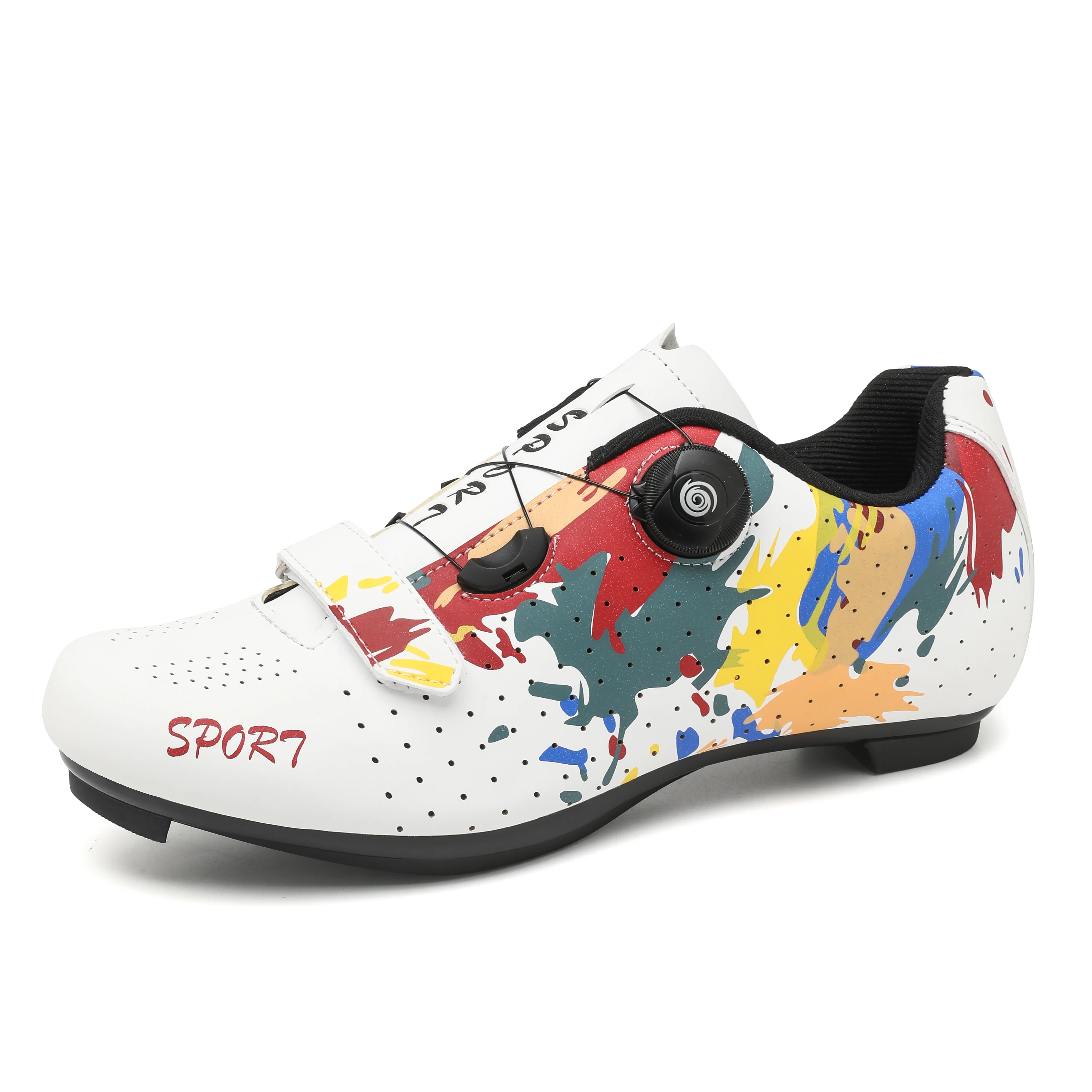 

Men's SPD Cycling Shoes, Outdoor Sport No-Lock Non-Slip Breathable Mountain Bike Shoe